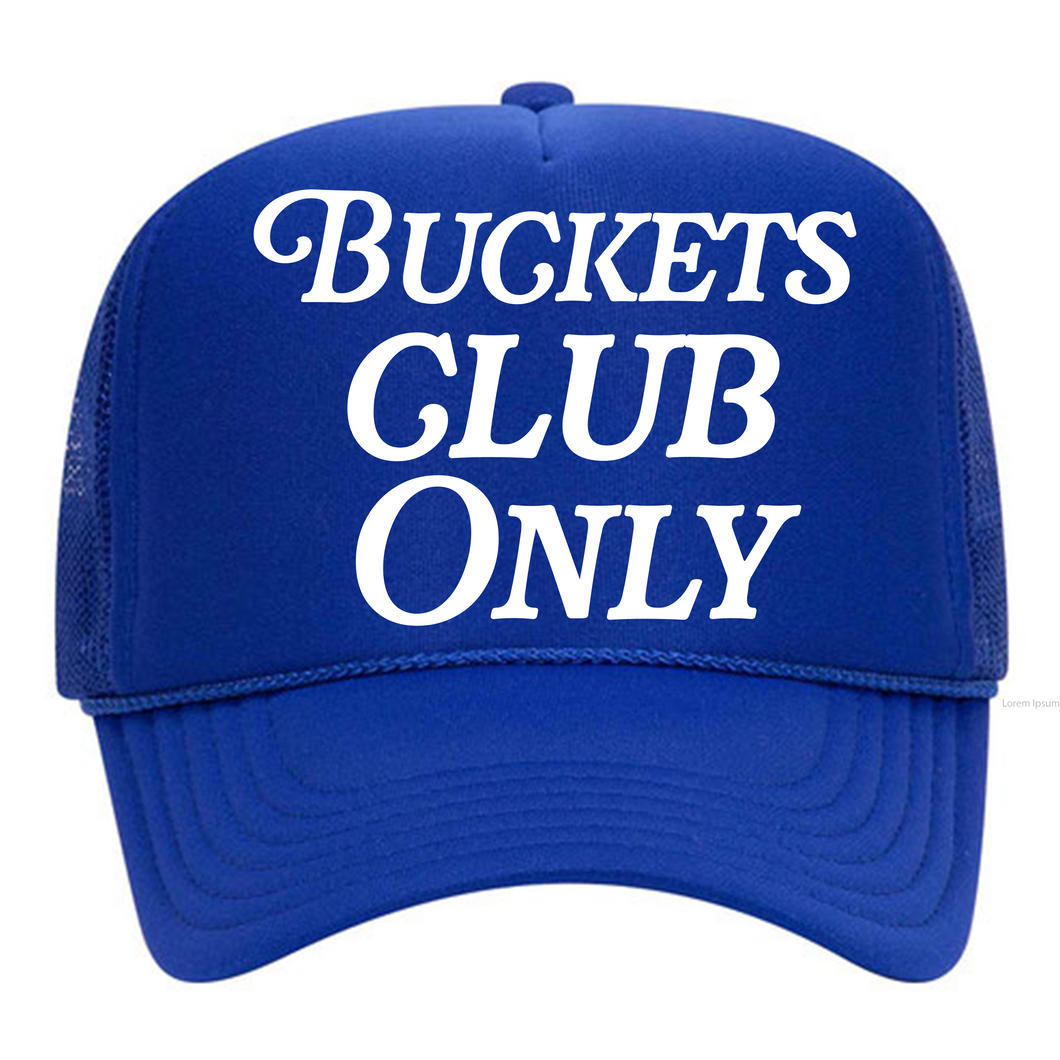 BUCKETS CLUB ONLY-Royal Trucker Hat